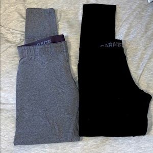 Black and Grey Garage leggings (set)